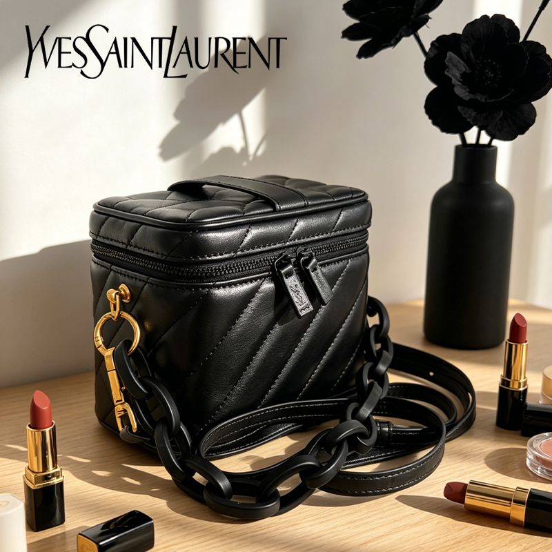 Luxury Beach Bags Ysl - Yves Saint Laurent’s Bag Black Quilted
