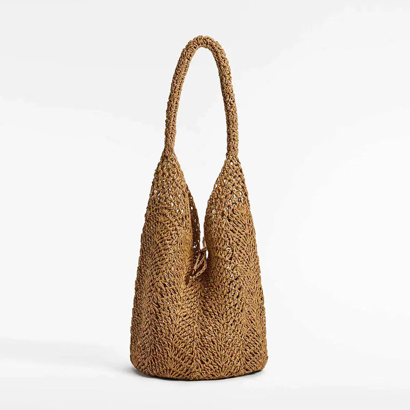 Luxury Beach Bags Ysl - Summer Straw Bags for Women Underarm