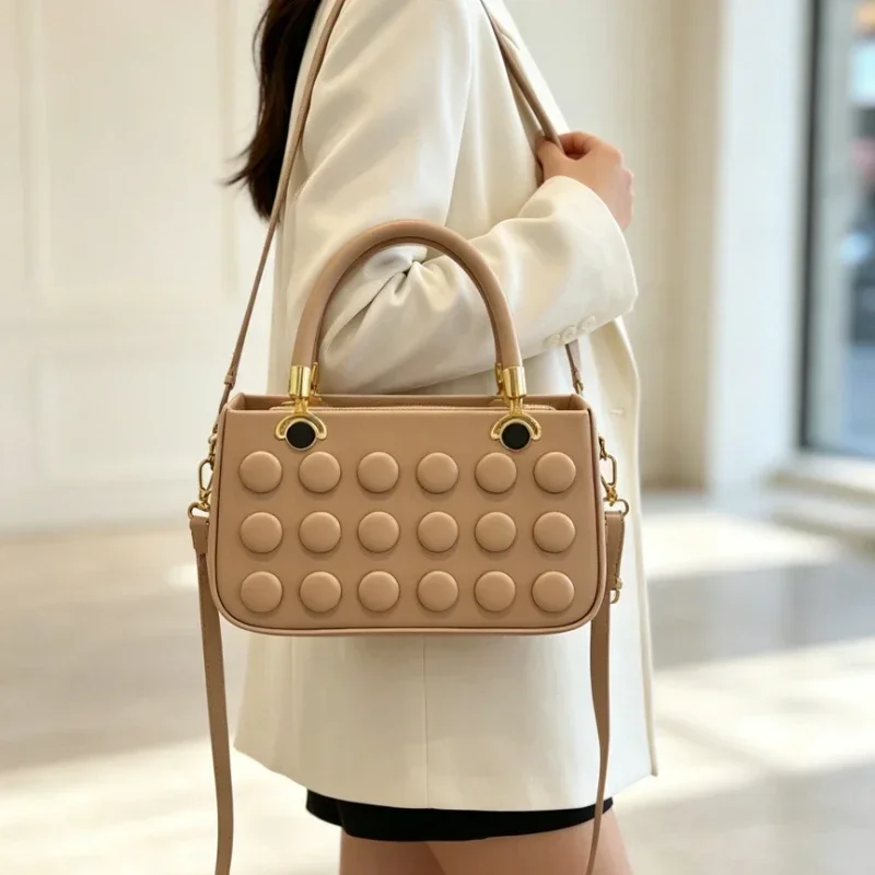 Luxury Bags From China - Stylish Genuine Leather Crossbody Bag for