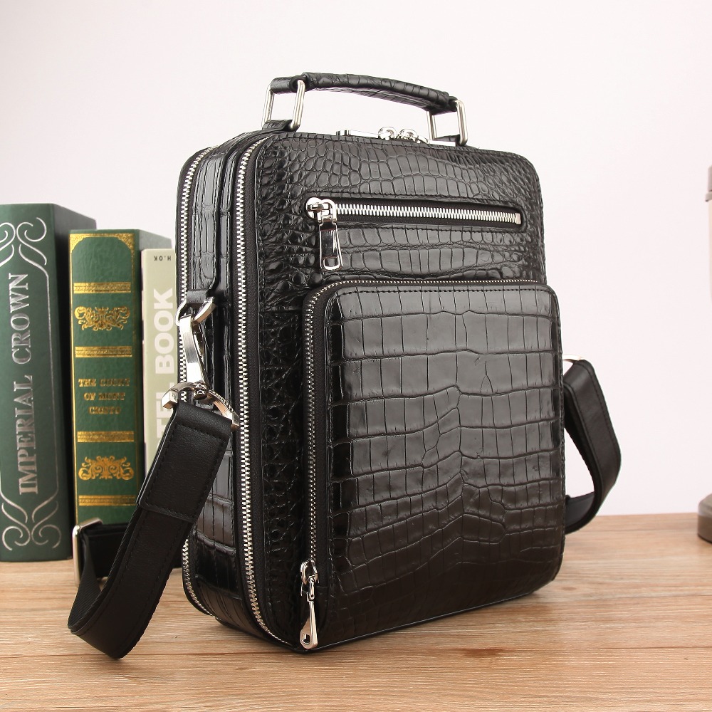 Hot luxury quality Men's Genui - đánh giá và giá Luxury Bags With Silver Hardware