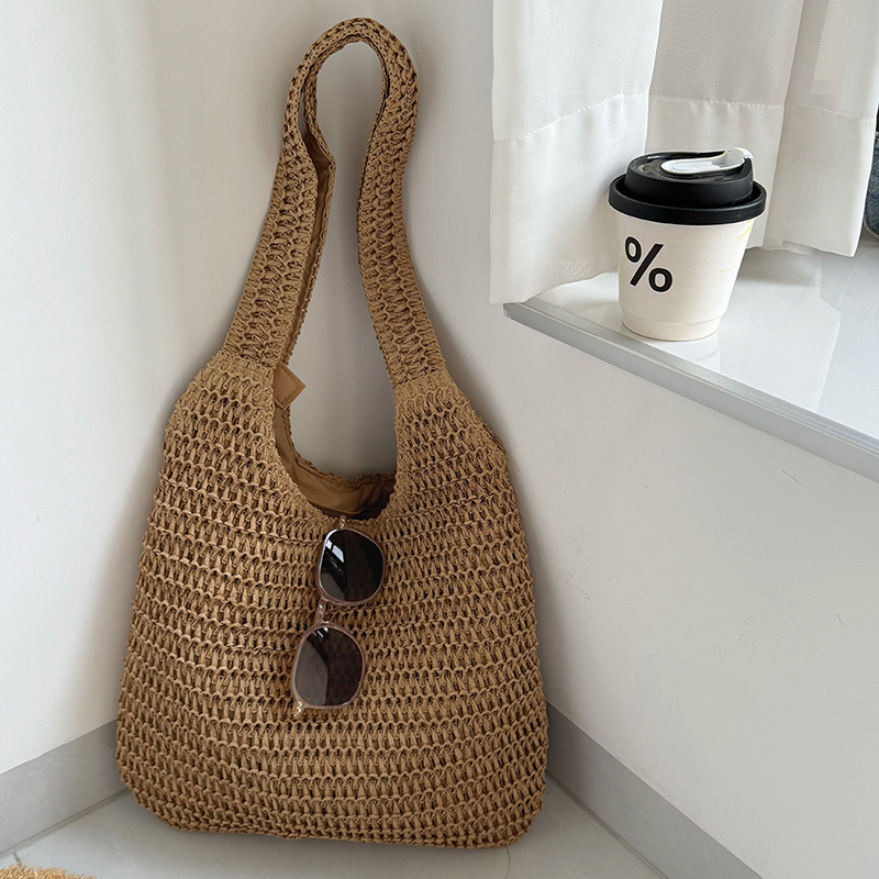 Fashion Rattan Women Shoulder  - đánh giá và giá Luxury Beach Bags Ysl