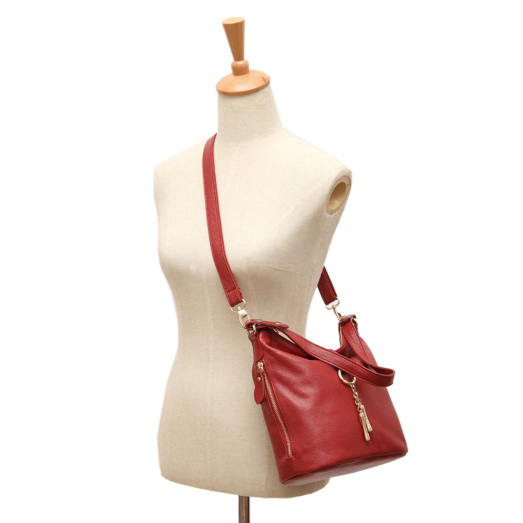 Zency Elegant Women Red Leathe - đánh giá và giá Luxury Bags From China