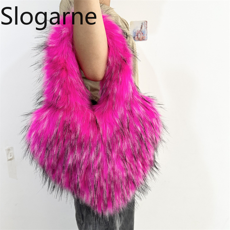 Faux Raccoon Fur Handbag 2026  - đánh giá và giá Luxury Bags Dropshipping