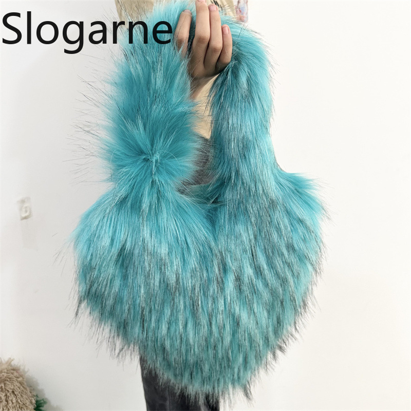 Faux Raccoon Fur Handbag 2026  - đánh giá và giá Luxury Bags Dropshipping
