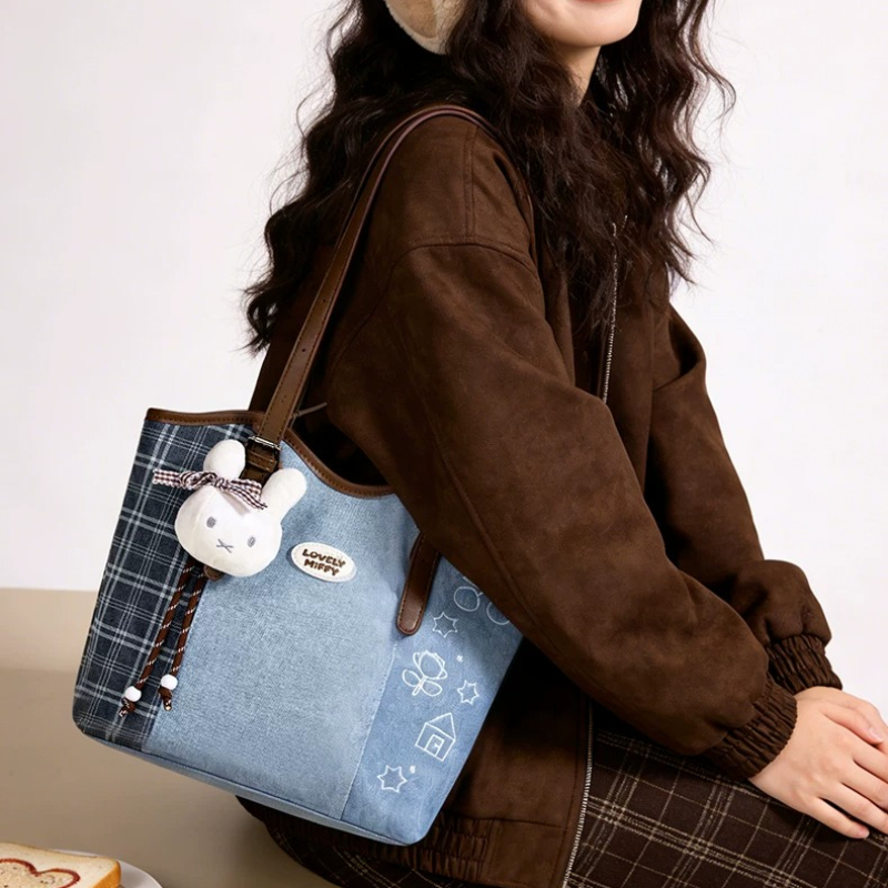 Miffy Kawaii Anime Splicing Pl - đánh giá và giá Luxury Bags Edit
