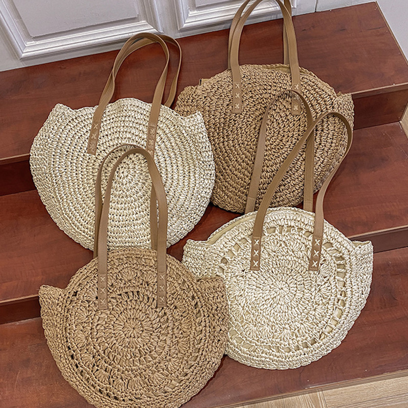 Summer Round Straw Women Vacat - đánh giá và giá Luxury Beach Bags Ysl