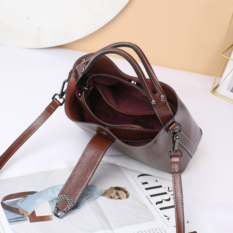 Real Oil Wax Leather Women's B - đánh giá và giá Luxury Bags From China