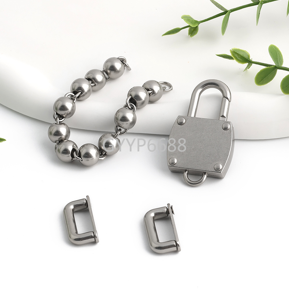 2/5/10Sets Satin silver Metal  - đánh giá và giá Luxury Bags With Silver Hardware
